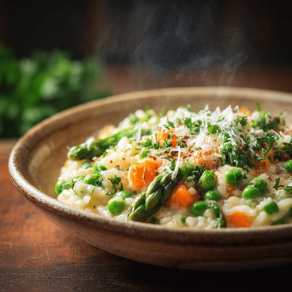 Creamy Spring Vegetable Risotto
