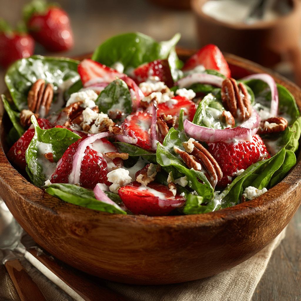 Classic Strawberry Spinach Salad
