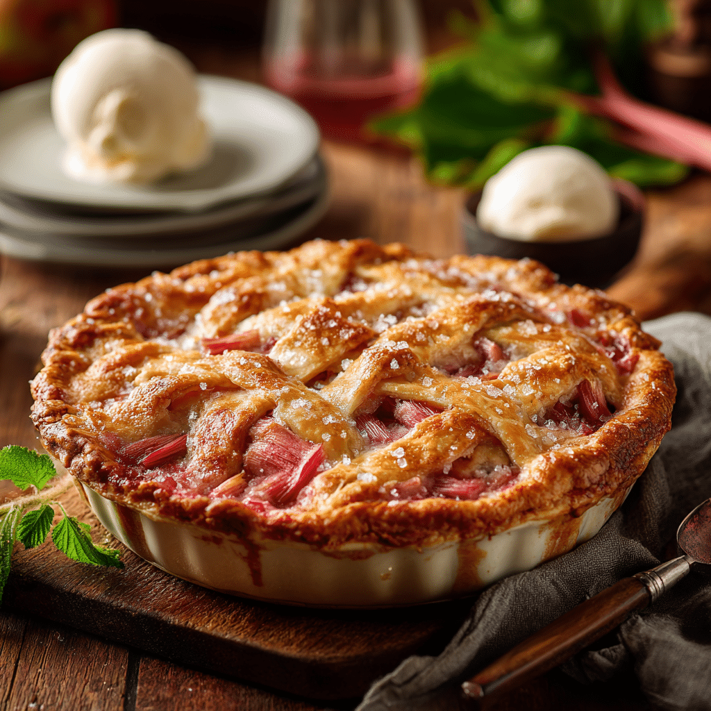 Classic Rhubarb Pie