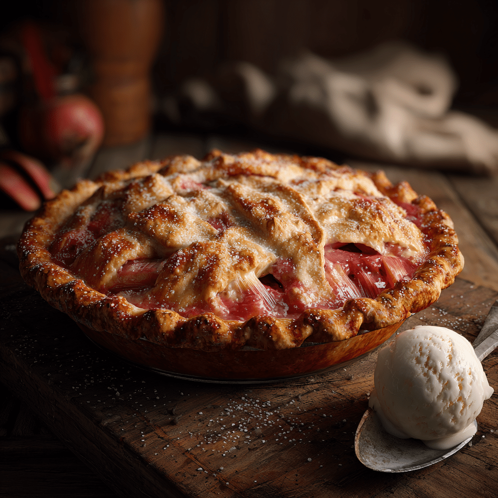 Easy Rhubarb Pie Recipe