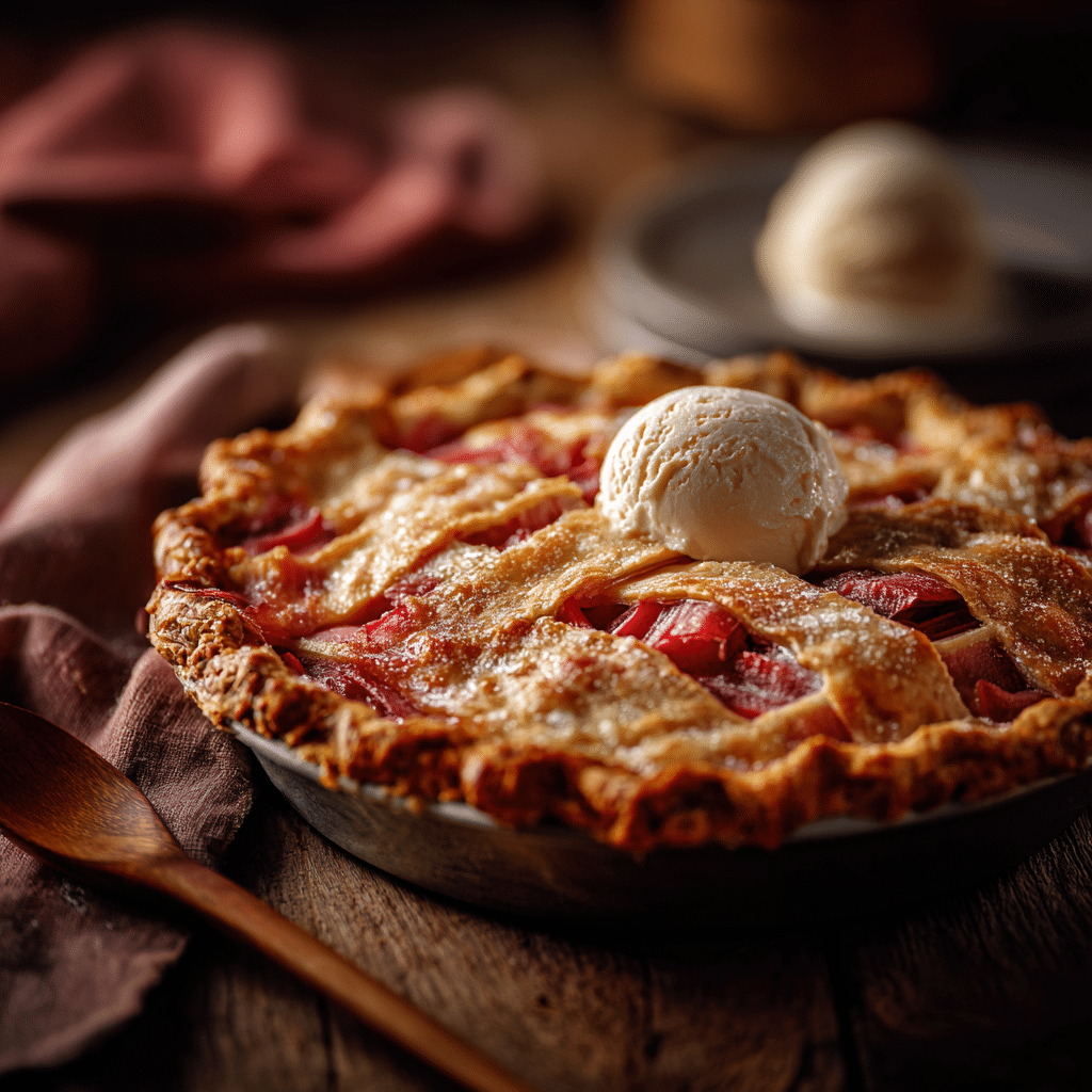 Traditional Rhubarb Pie