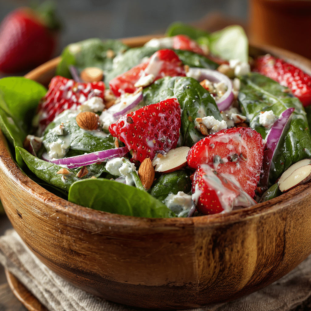 Strawberry Spinach Salad