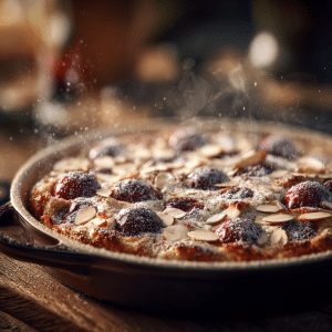 Cherry and Almond Clafoutis A Cozy French-Inspired Dessert Full of Love