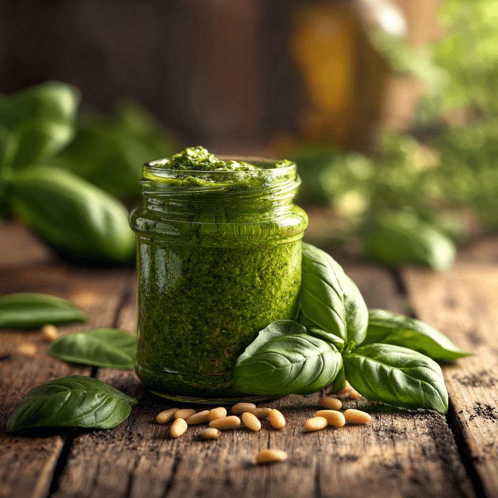 Spinach Basil Pesto Recipe