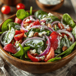 Fresh Strawberry Spinach Salad
