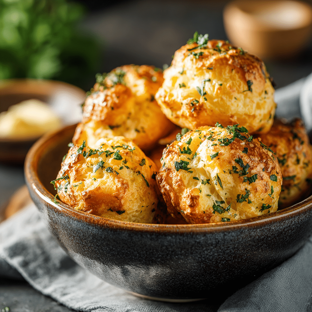 Gougères with Herbs