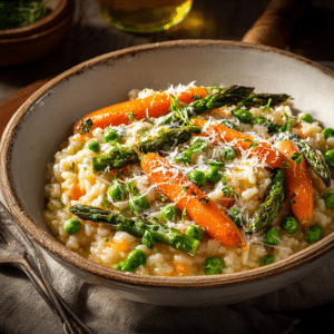 Healthy Spring Vegetable Risotto