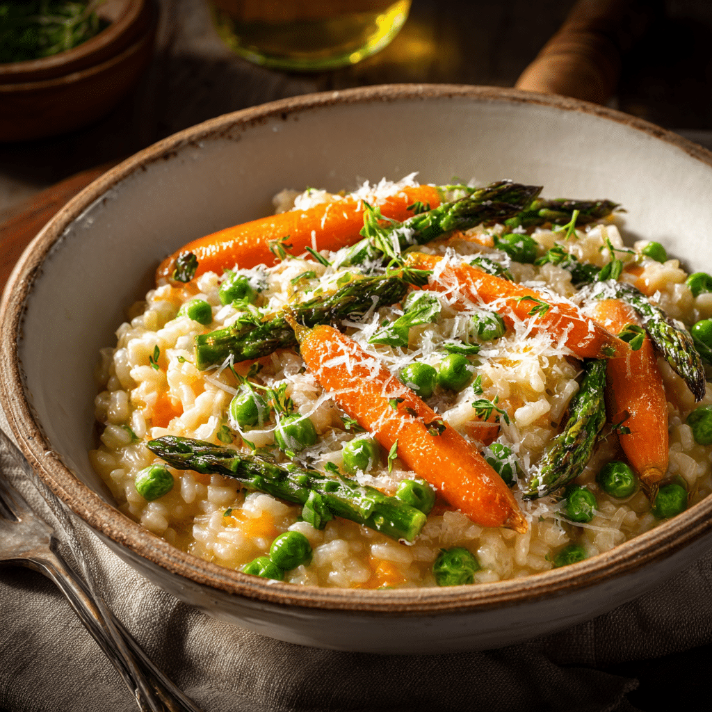 Healthy Spring Vegetable Risotto