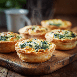 Mini Quiche with Puff