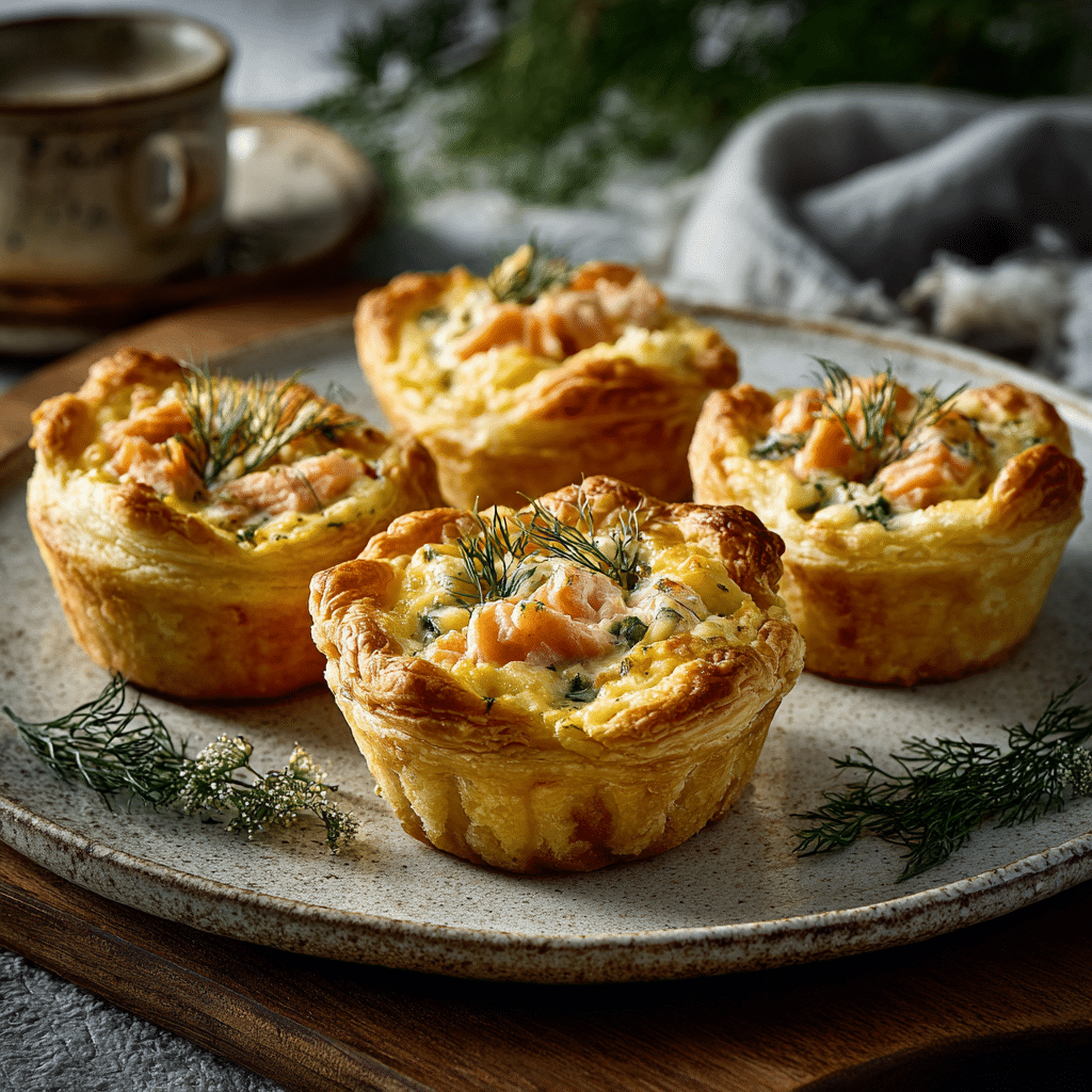 Mini Salmon Quiche