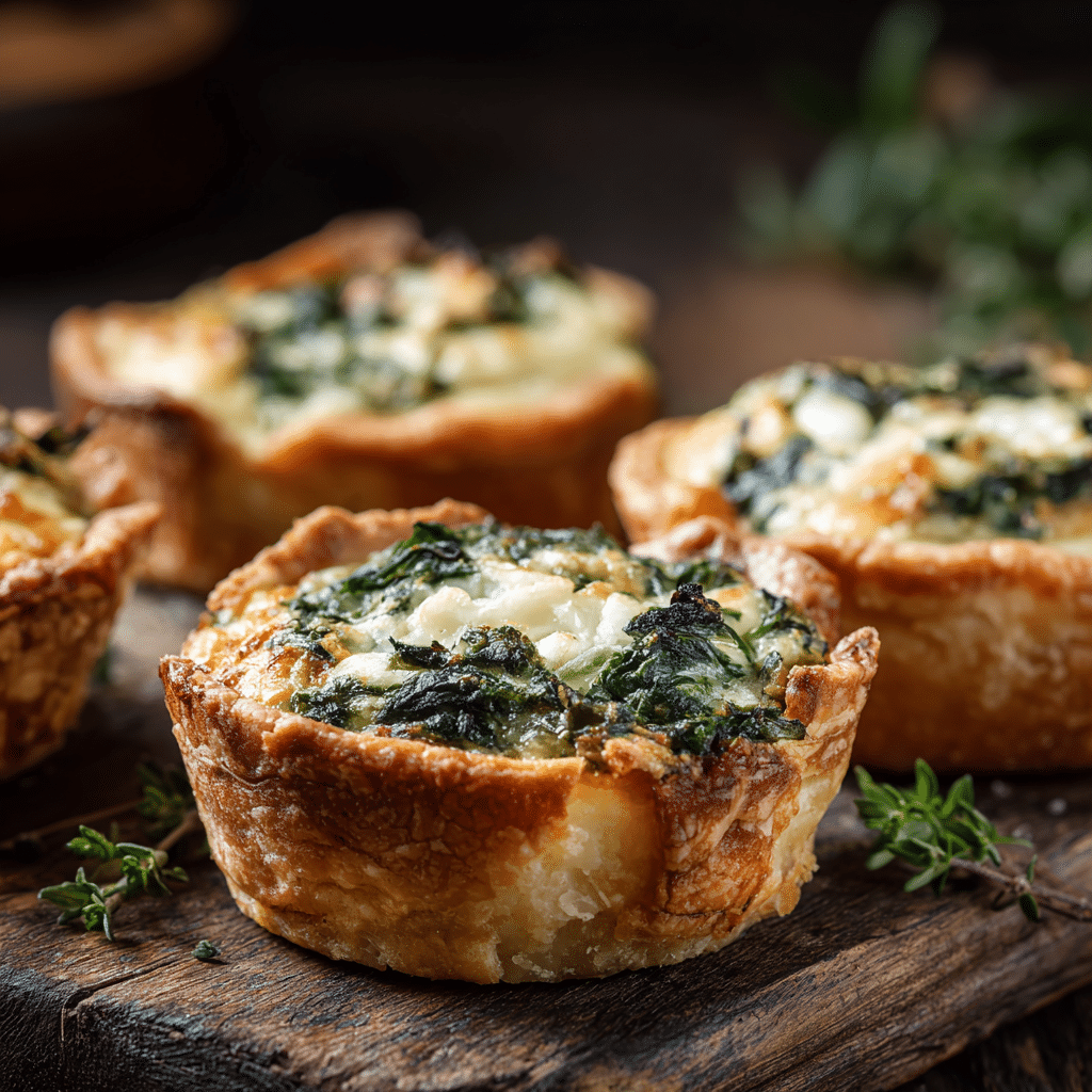Mini Spinach Quiche