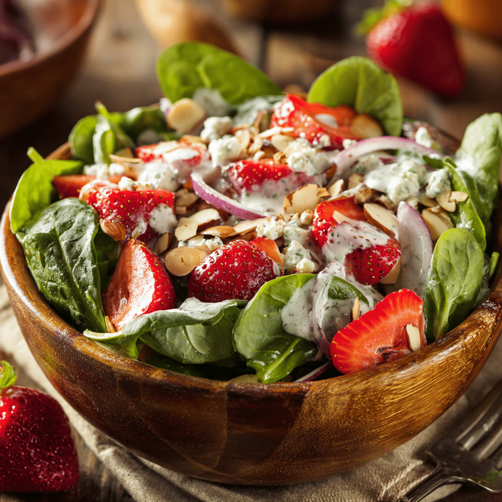 Strawberry Spinach Salad