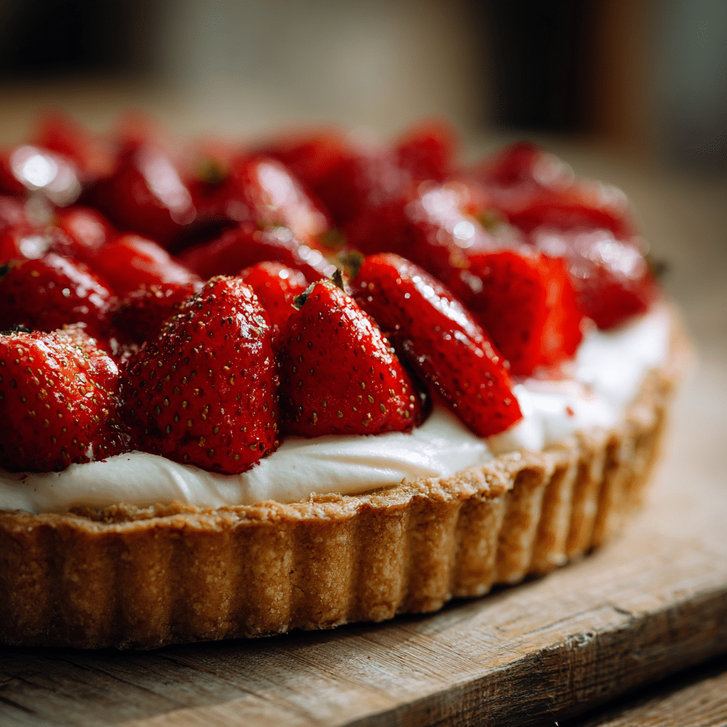 Strawberry Tart with Mascarpone