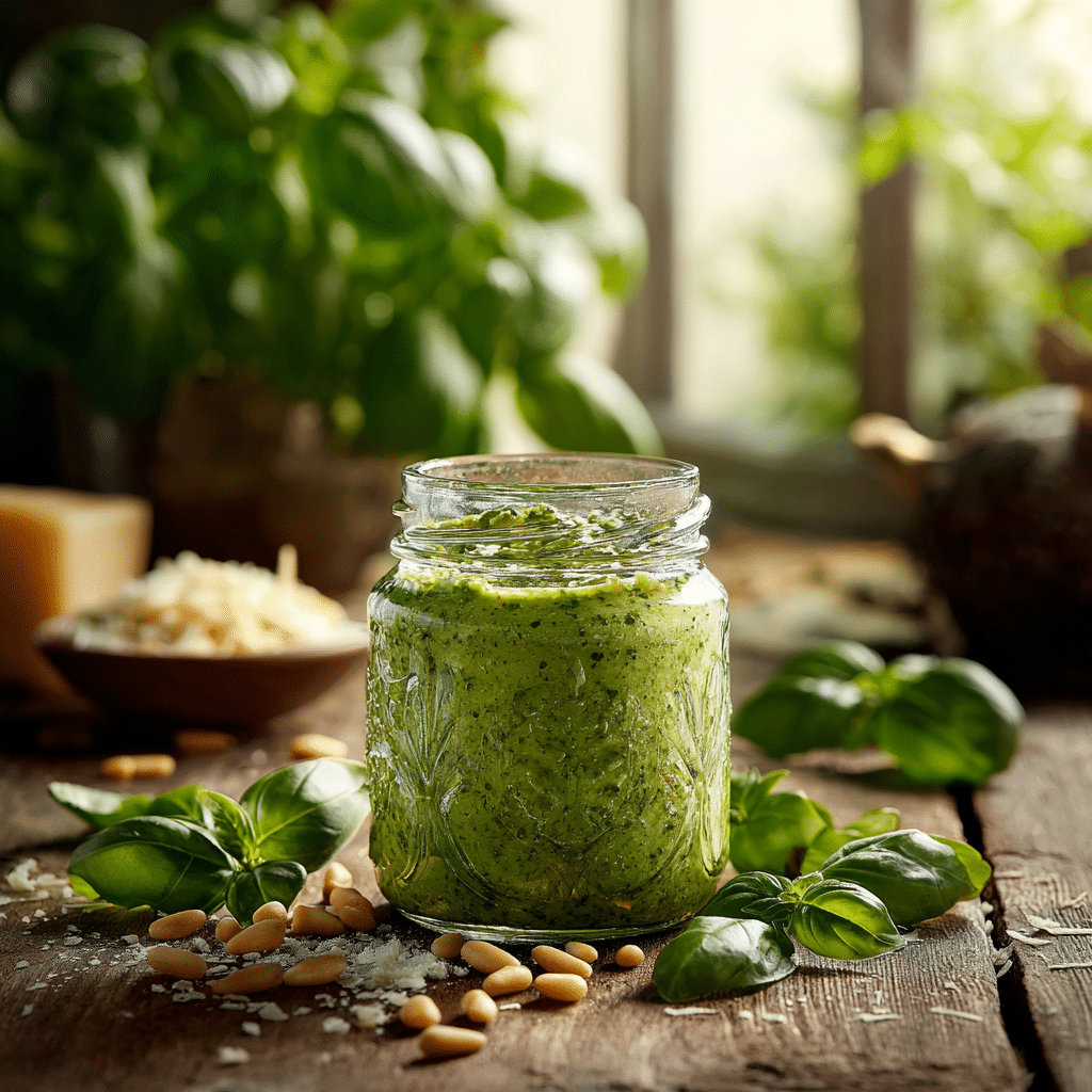 Garlic-Free Basil Pesto Recipe