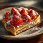 Strawberry Puff Pastry Tart