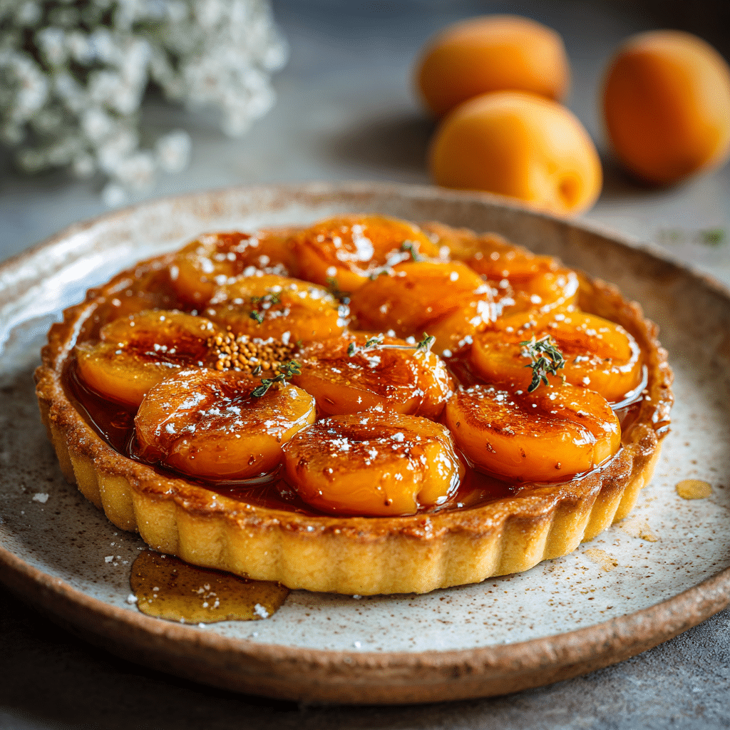 Apricot and Honey Tart