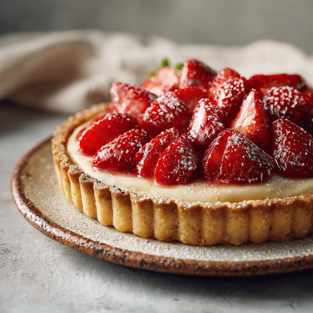 Vegan Strawberry Tart Recipe