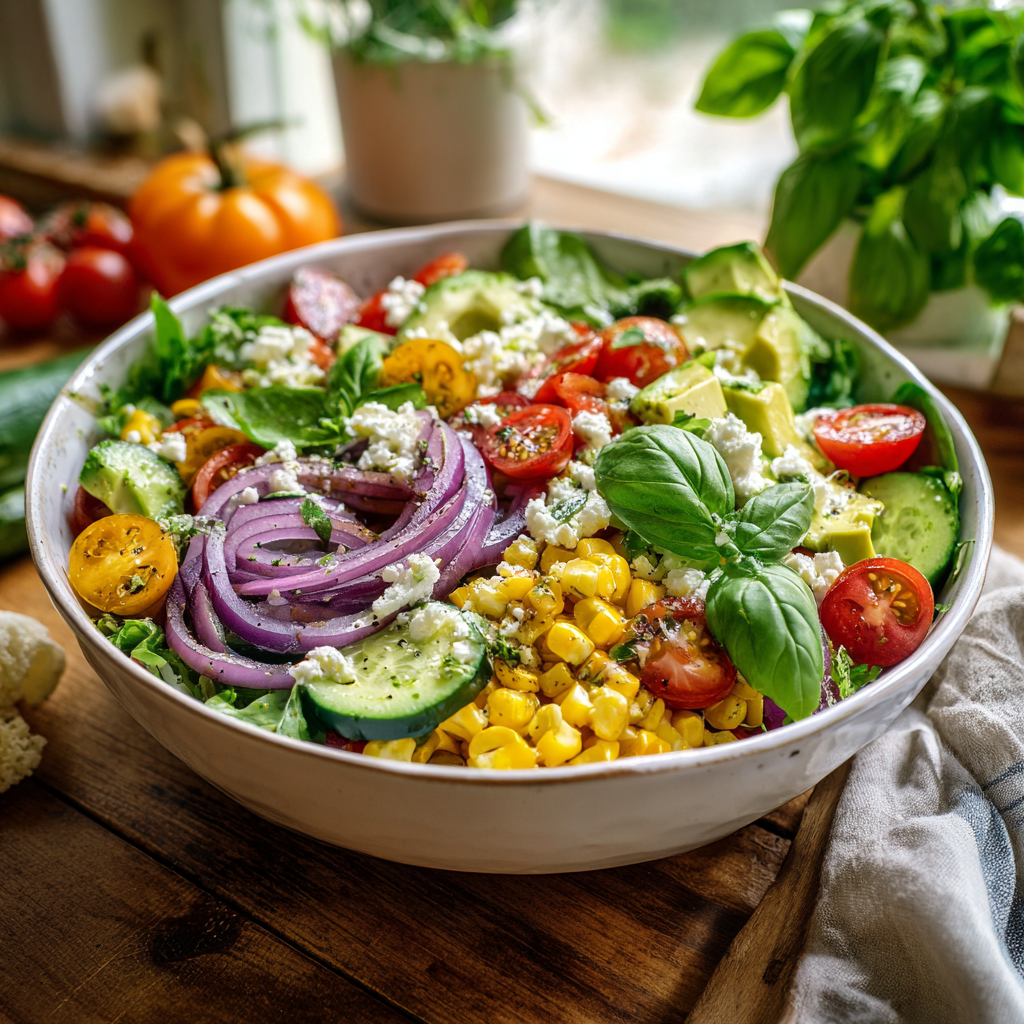 Easy Summer Salad Recipe Fresh, Colorful & Full of Sunshine