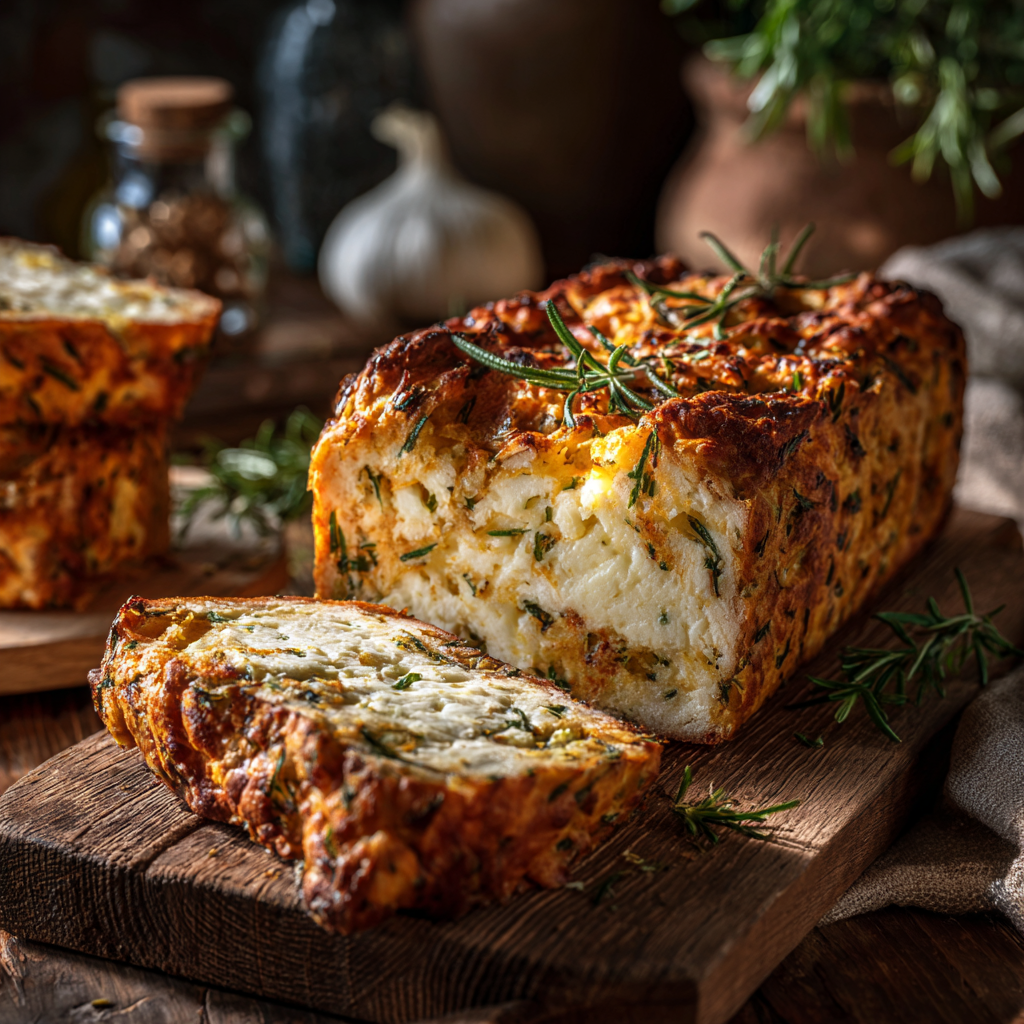 Goat Cheese Savory Cake
