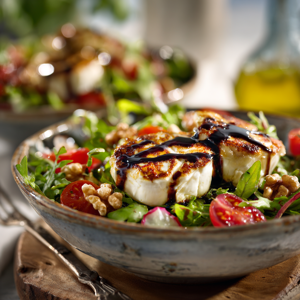 Goat Cheese Salad with Balsamic