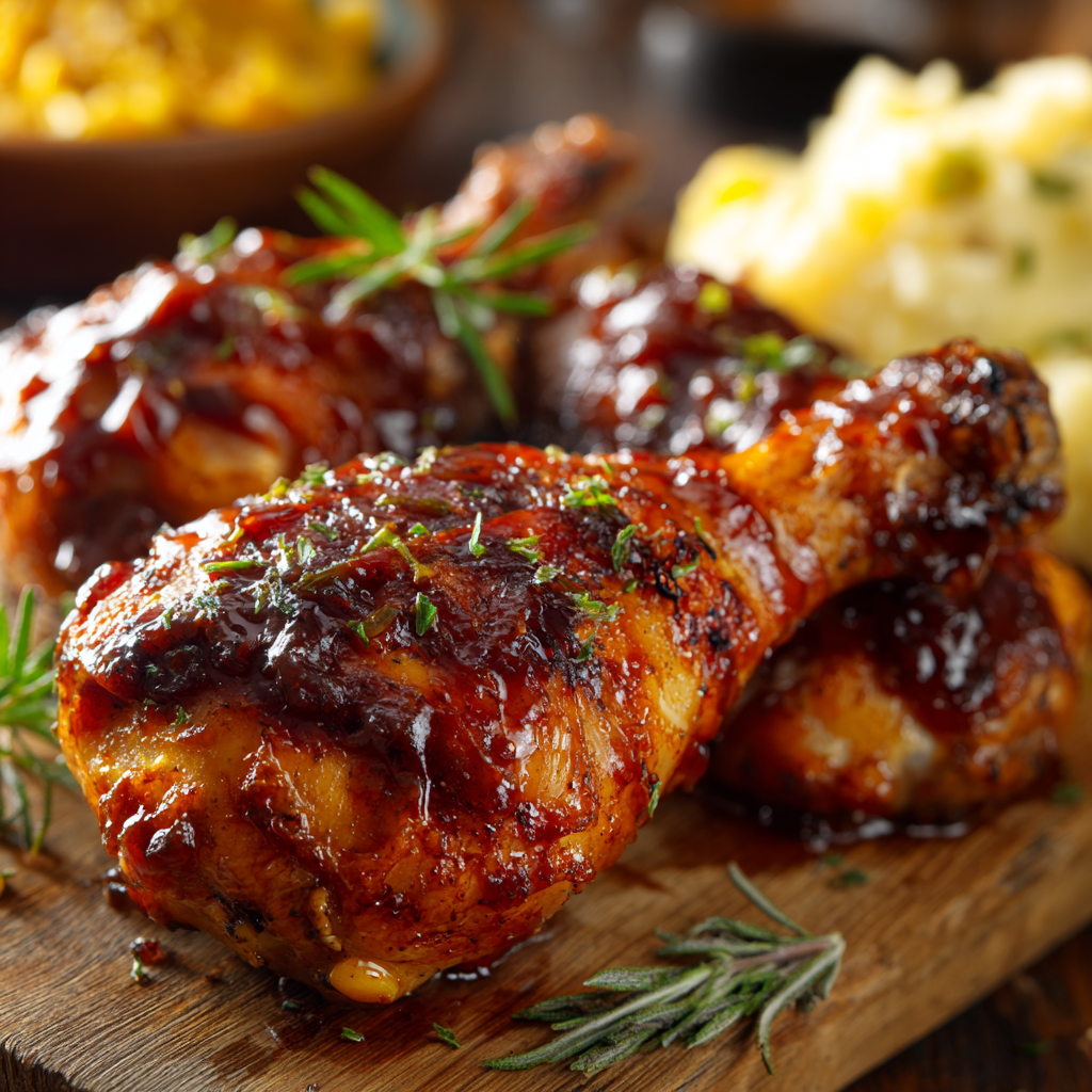 Oven BBQ Chicken Drumsticks