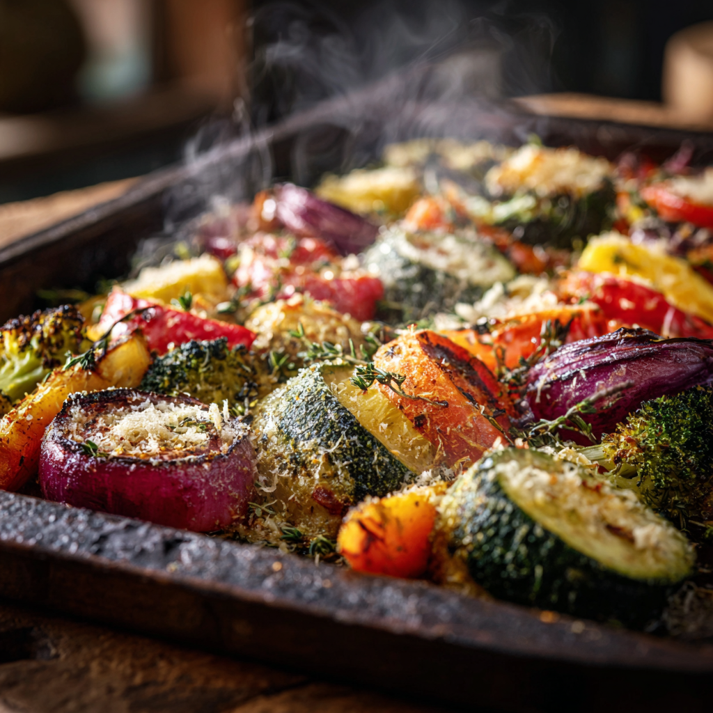 Roasted Vegetables with Parmesan