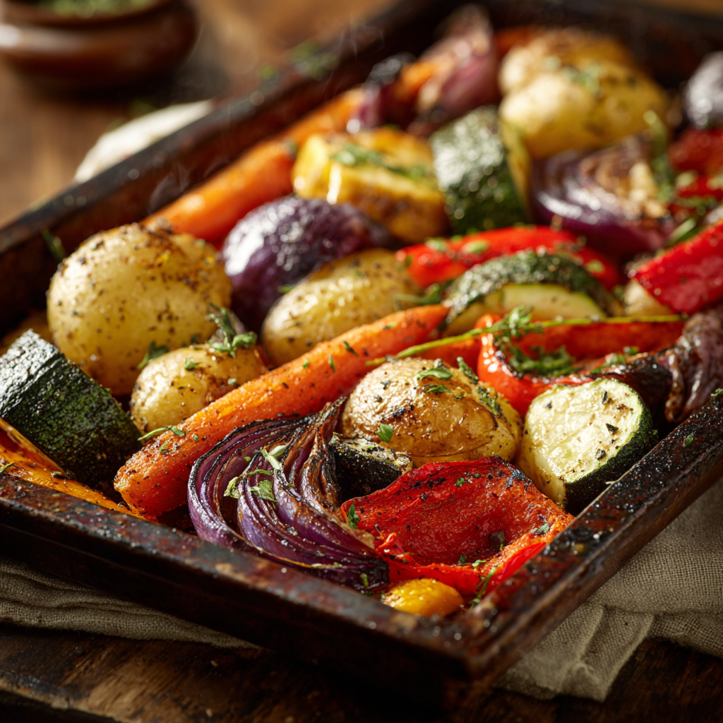 Roasted Vegetables with Garlic