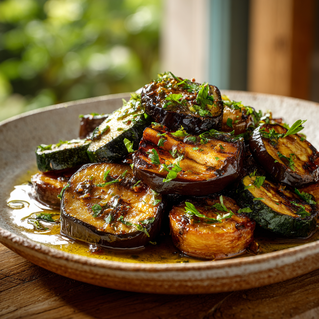 Roasted Zucchini and Eggplant