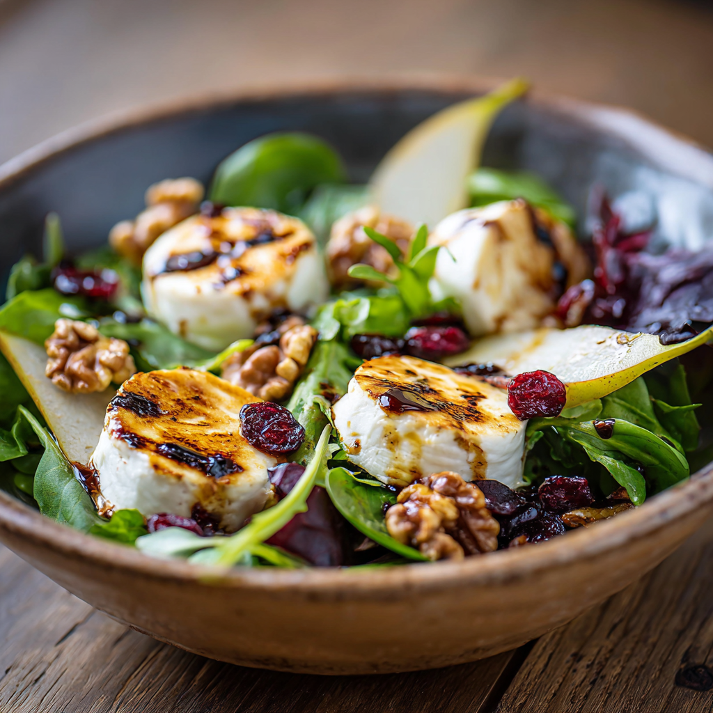 Simple Goat Cheese Salad