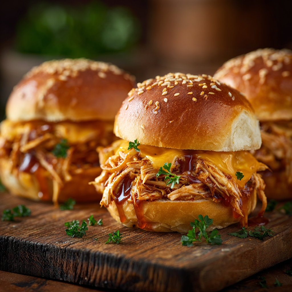 BBQ Chicken Sliders