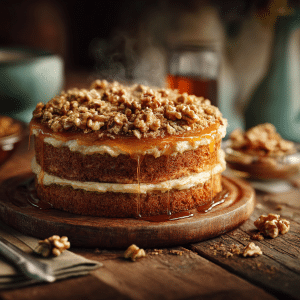 Honey Walnut Cake