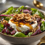 Goat Cheese Salad with Honey