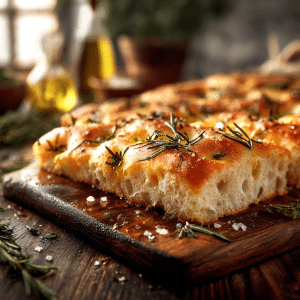Focaccia with Olive Oil and Herbs Soft, Golden, and Irresistibly Homemade