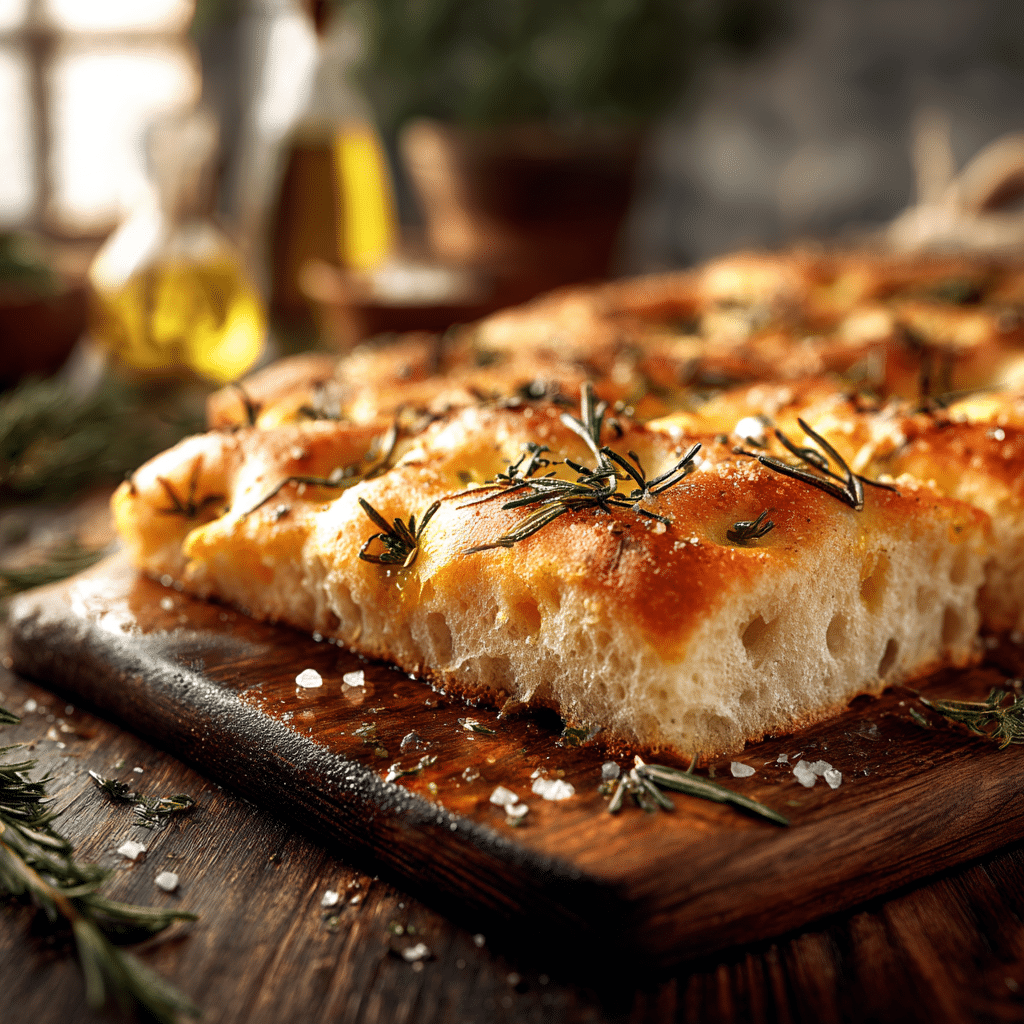 Focaccia with Olive Oil and Herbs Soft, Golden, and Irresistibly Homemade