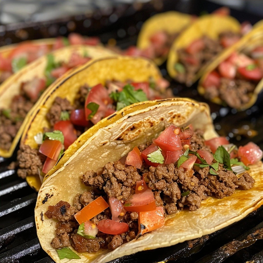 Crispy Baked Ground Beef Tacos: A Flavorful Bites Recipe