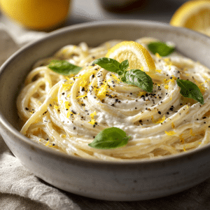 Lemon Pasta with Ricotta