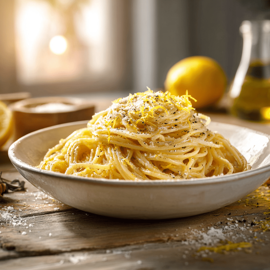 Lemon Pasta with Parmesan