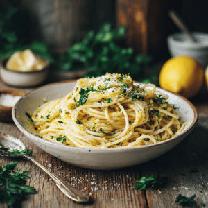 Lemon Garlic Pasta