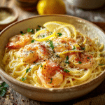 Lemon Pasta with Shrimp