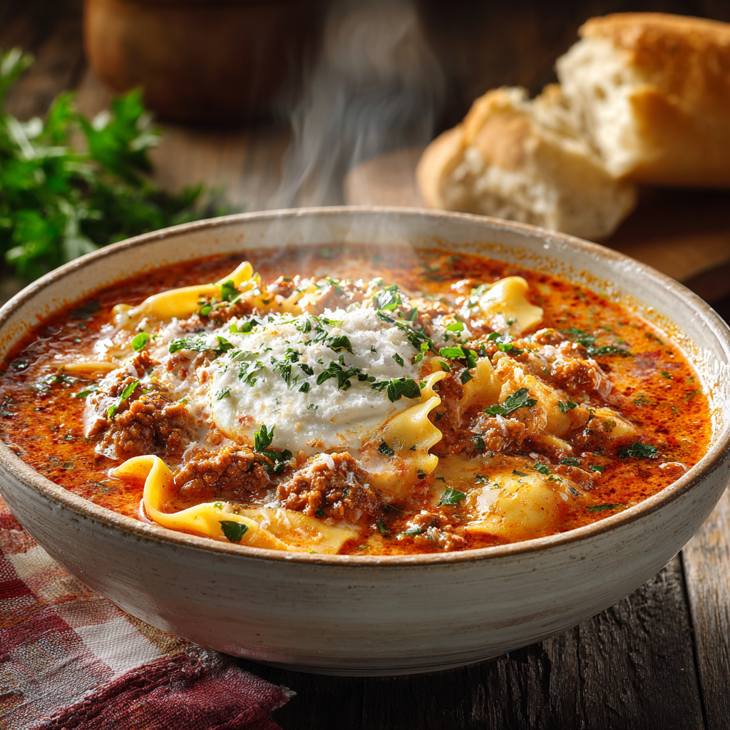 Easy Creamy Lasagna