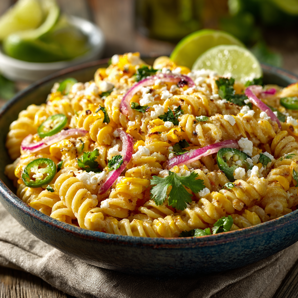 Mexican Street Corn Pasta Salad