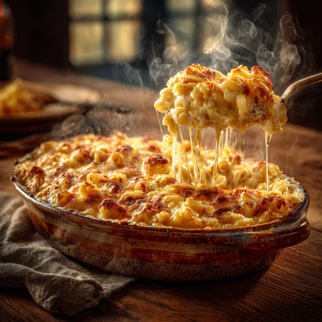 Southern Style Baked Macaroni and Cheese