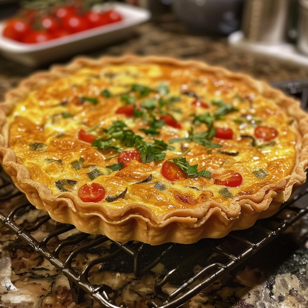 Easy Homemade Quiche with Smoked Paprika Twist