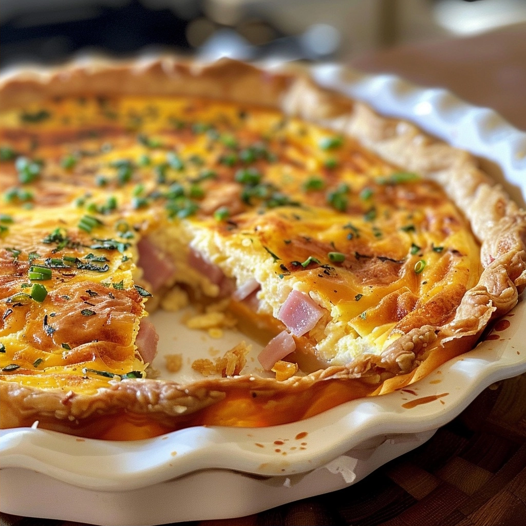 Smoked Mushroom and Cheese Quiche
