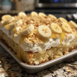 Banana Pudding Poke Cake | Sweet and Moist Dessert