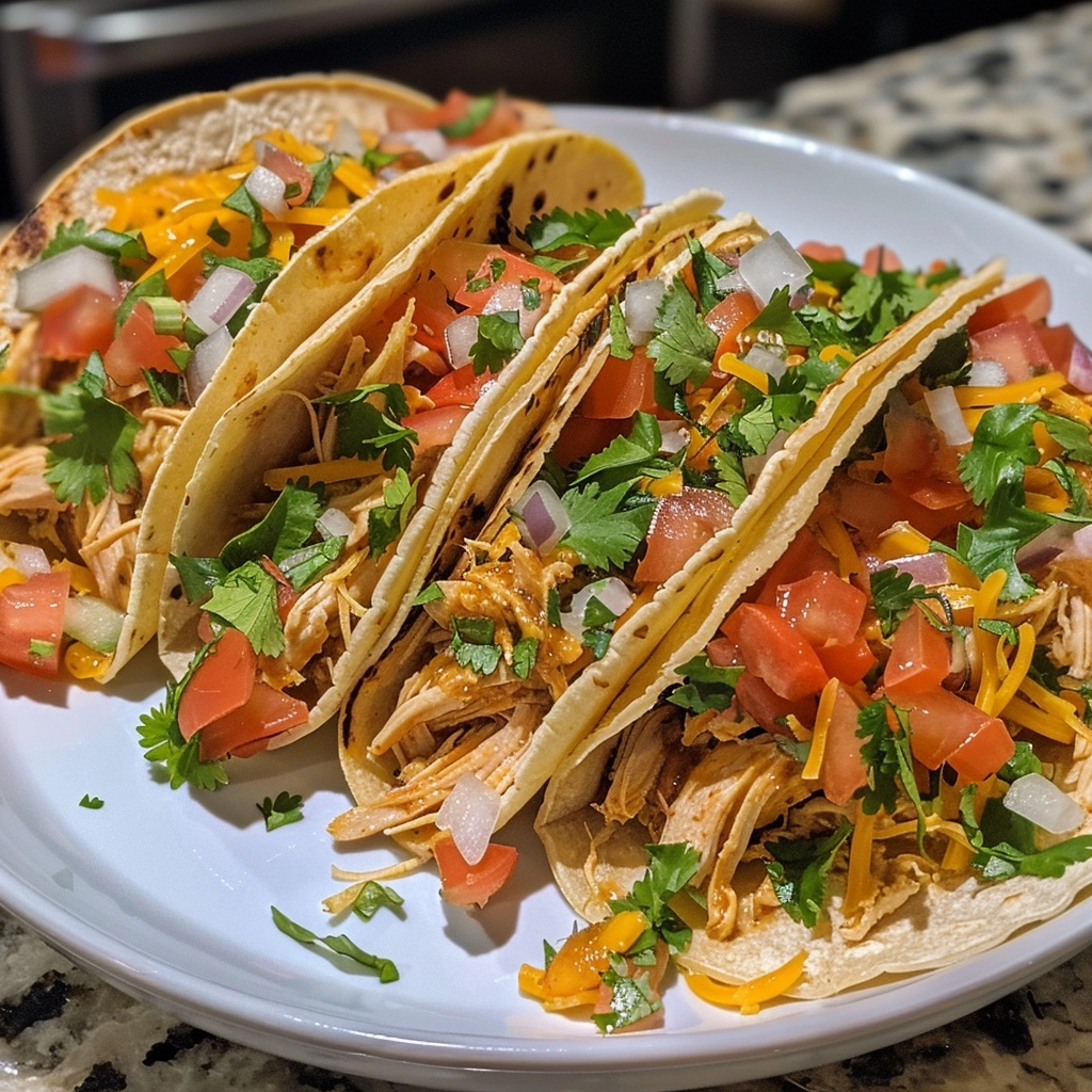 Slow Cooker Shredded Chicken Tacos for Flavorful Feasts
