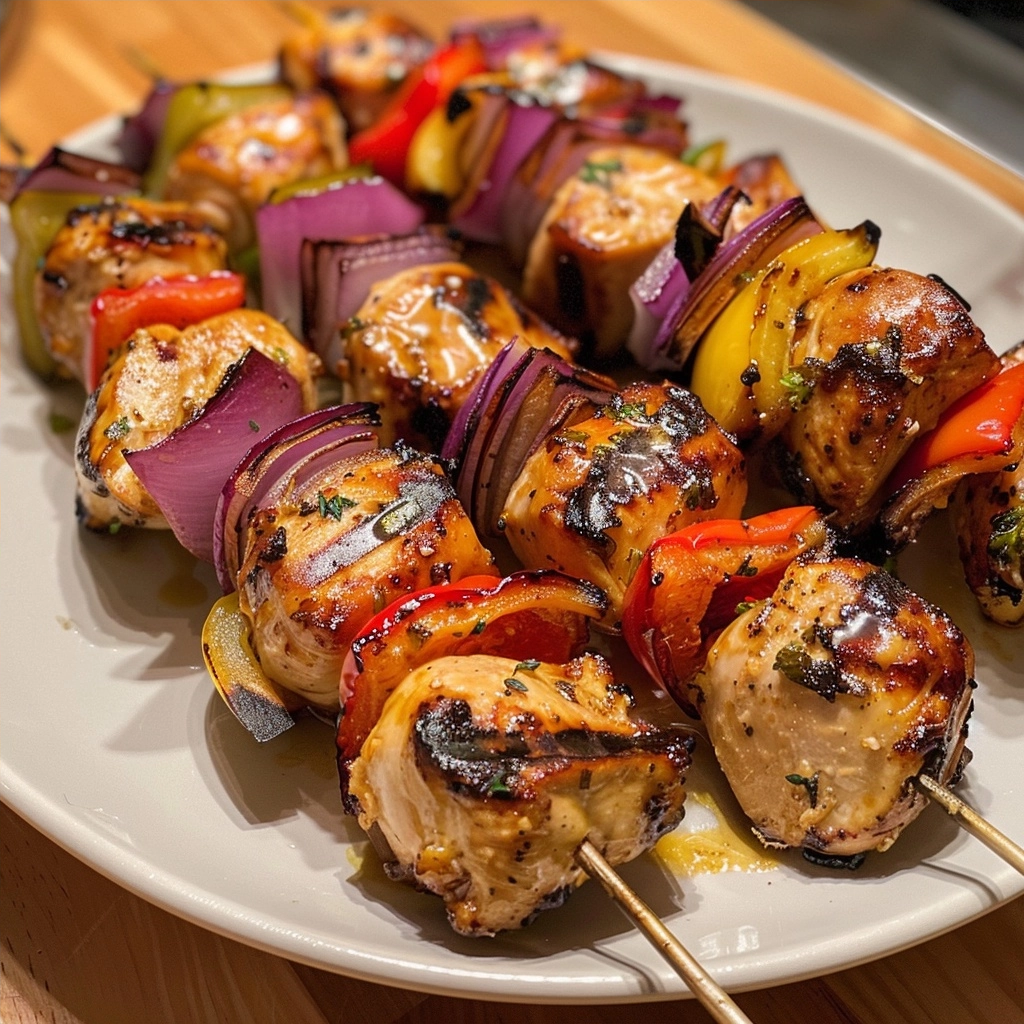 The Best Grilled Chicken Kabobs Recipe