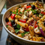 Mediterranean Chicken Pasta Salad Recipe
