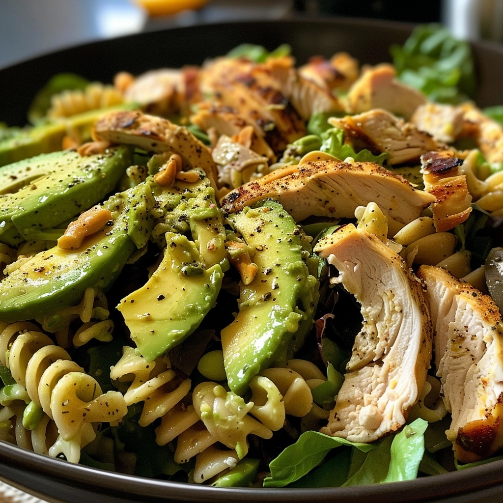 Avocado Chicken Pasta Salad For Easy Weeknight Meals