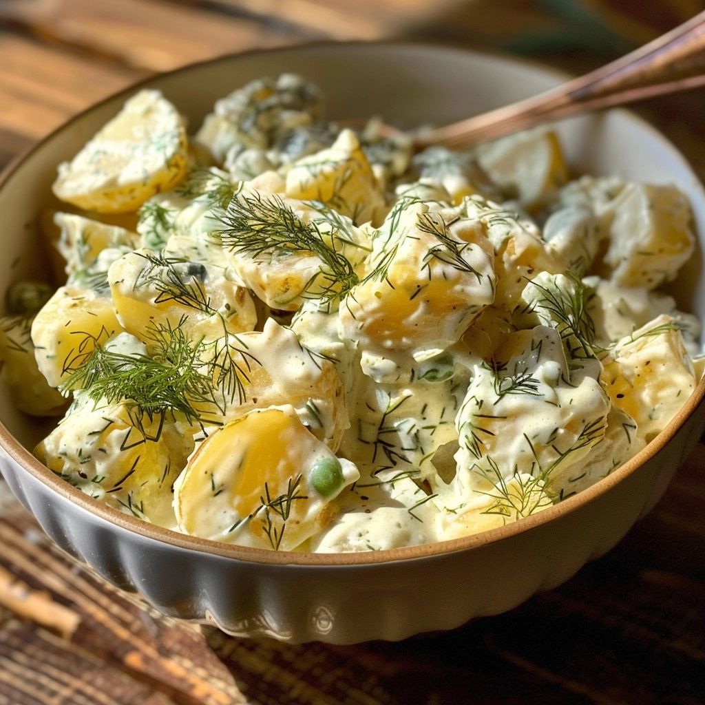 Creamy Dill Potato Salad for Easy Entertaining